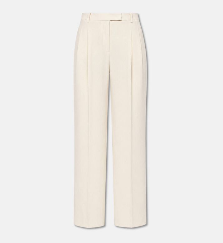 Luisa Spagnoli Pleated Wide-leg Trousers, Packshot View