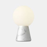 مصباح طاولة LED من الرخام من كارارا