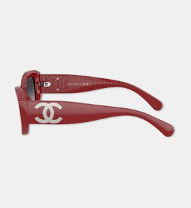 Chanel Acetate Rectangular-shape Sunglasses, Packshot View