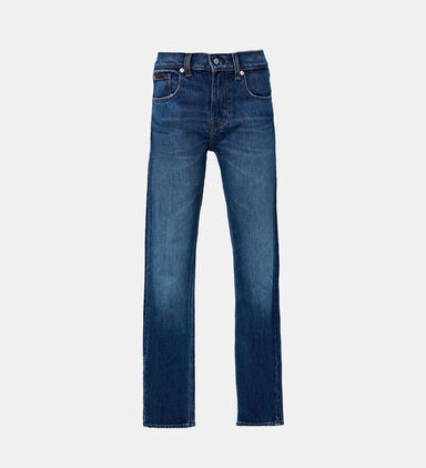 Cotton 5-pockets Straight-leg Denim Pants