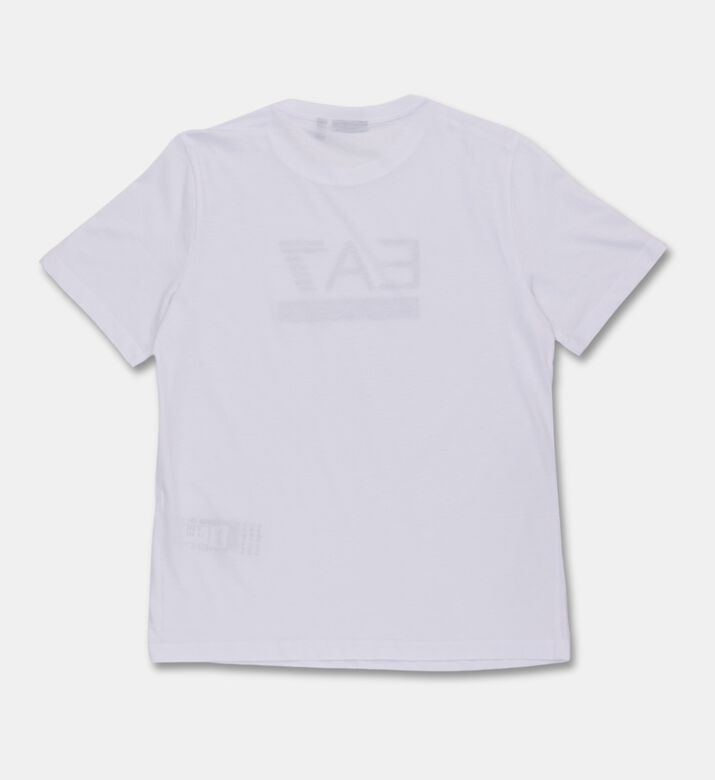 EA7 Visible Logo T-shirt, White, 12y, Packshot View