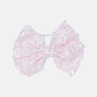 Sequined Textured Hair Bow