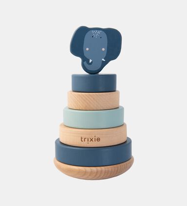 Mrs. Elephant Wooden Stacking Toy