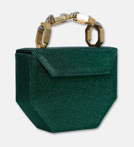 Gedebe Bag Lame Crystal, Green, Packshot View