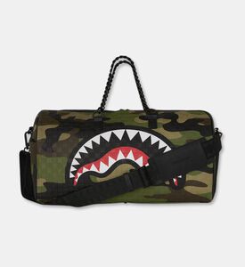 Sprayground Woodland Camo Checkered Duffle Bag, Packshot View