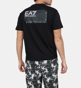 تيشيرت قطن بطبعة شعار