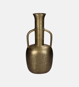 مزهرية ذهبية مصنوعة من الألومنيوم