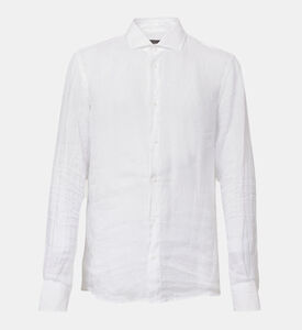 قميص كتان خالص مصبوغ