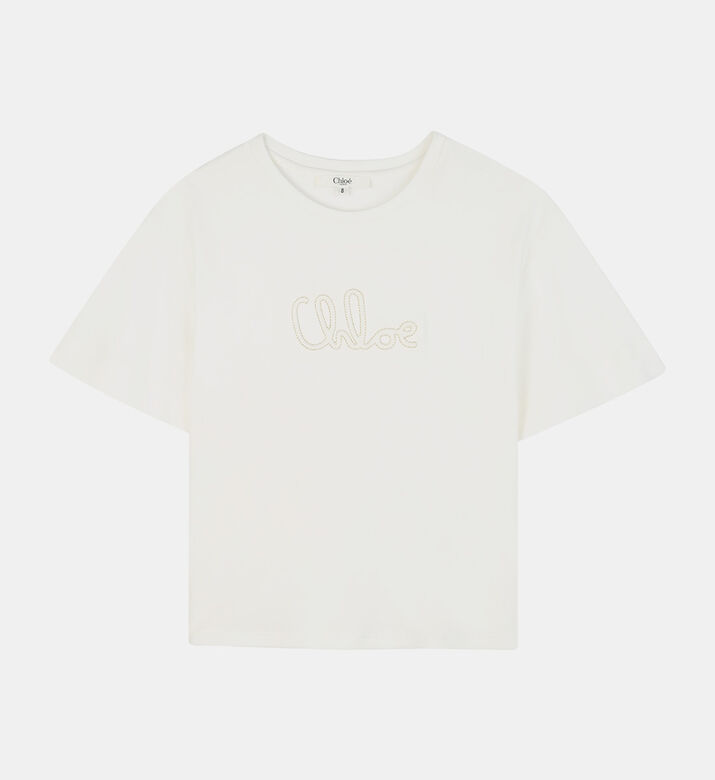 Logo-print Short-sleeve Cropped T-shirt