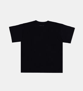 تيشيرت قطن بطبعة لوغو للصبيان