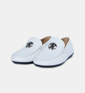 حذاء لوفرز كلاسيكي بكعب منخفض