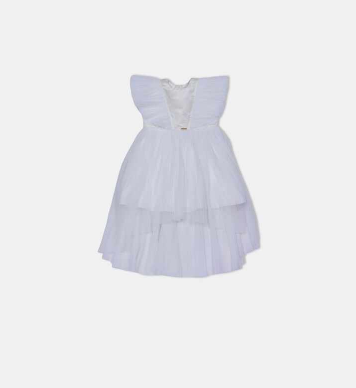 Ruffle Crewneck Dress