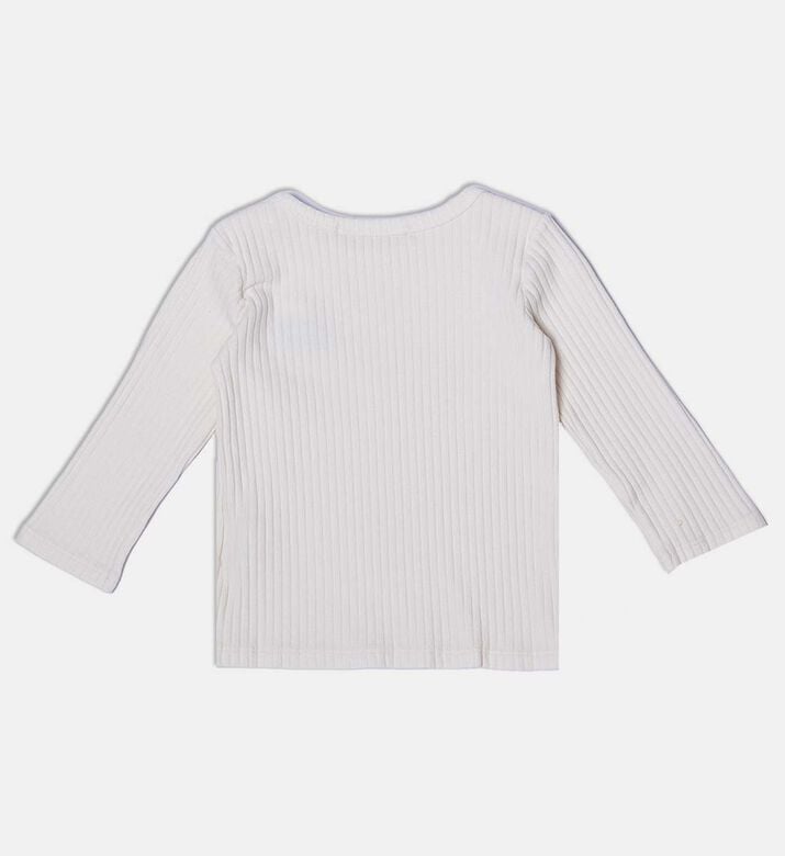 Bobo Choses Embroidered Train Patch Long-sleeve Shirt, Packshot View Bobo Choses Embroidered Train Patch Long-sleeve Shirt, Packshot View