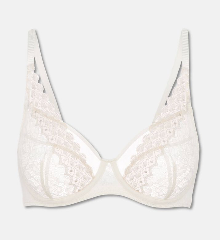 Simone Perele Bra Scarf, Ivory, 90, F, Packshot View