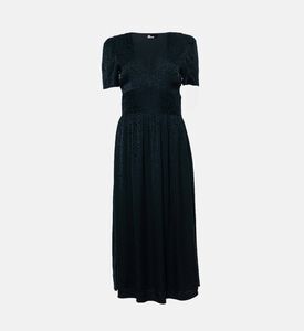 The Kooples Abstract-print High-waist Midi Dress, Packshot View