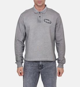 بولو سويت شيرت بشعار بشكل خاتم