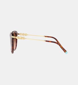 Cat-eye Tortoiseshell Pattern Sunglasses 55