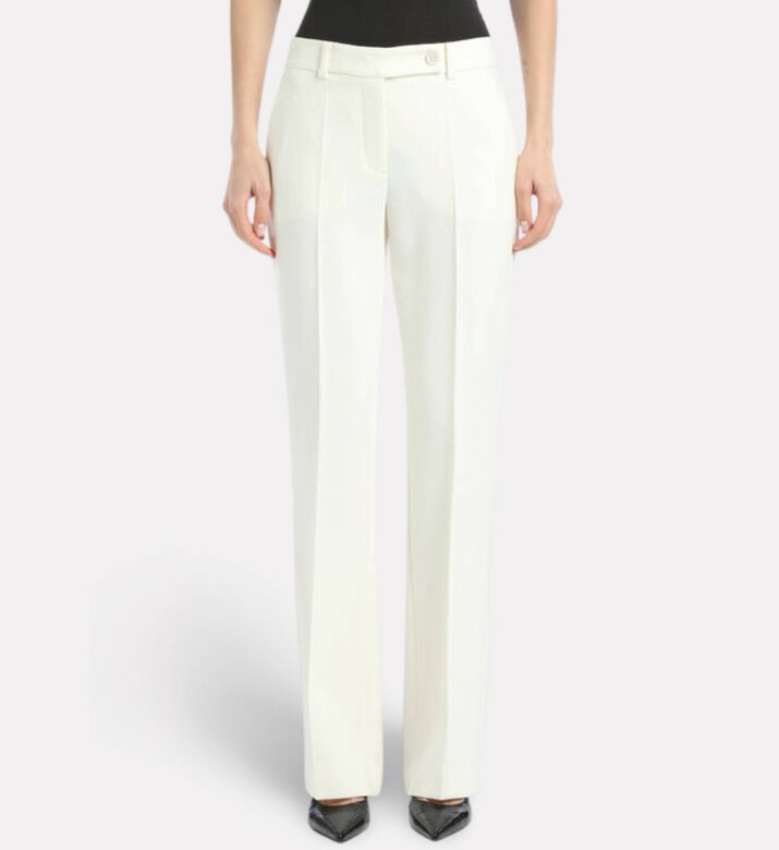 Luisa Spagnoli Pant, Cream, 46, Model View