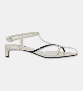 Jil Sander Goat Leather Bicolor Sandals, Packshot View