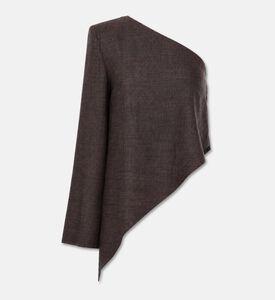 Camilla and Marc Asymmetric Long-sleeve Top, Packshot View