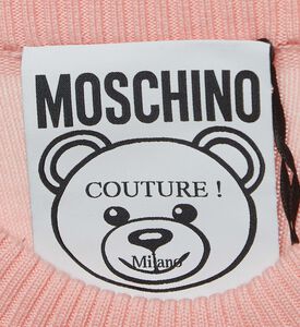 Moschino Moschino Wool Embellished Teddy Bear Sweater, Packshot View