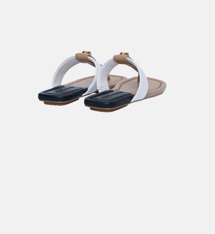 The Colorblock Dual T-strap Sandals The Colorblock Dual T-strap Sandals