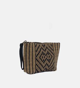 حقيبة يد قطنية متوسطة الطول