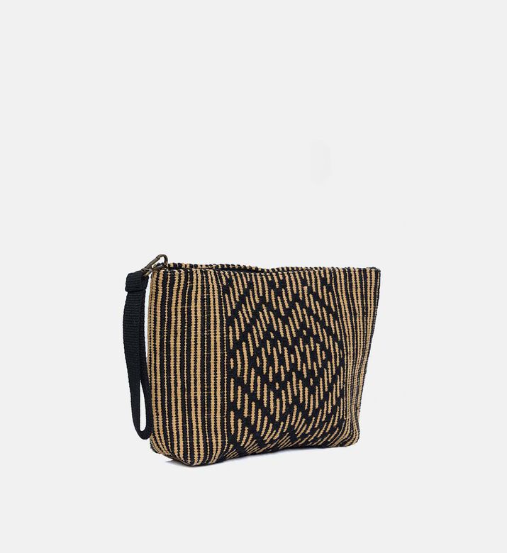 Cotton Midi Clutch Bag
