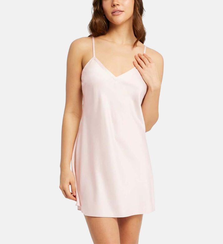 Silk V-neck Sleeveless Dress