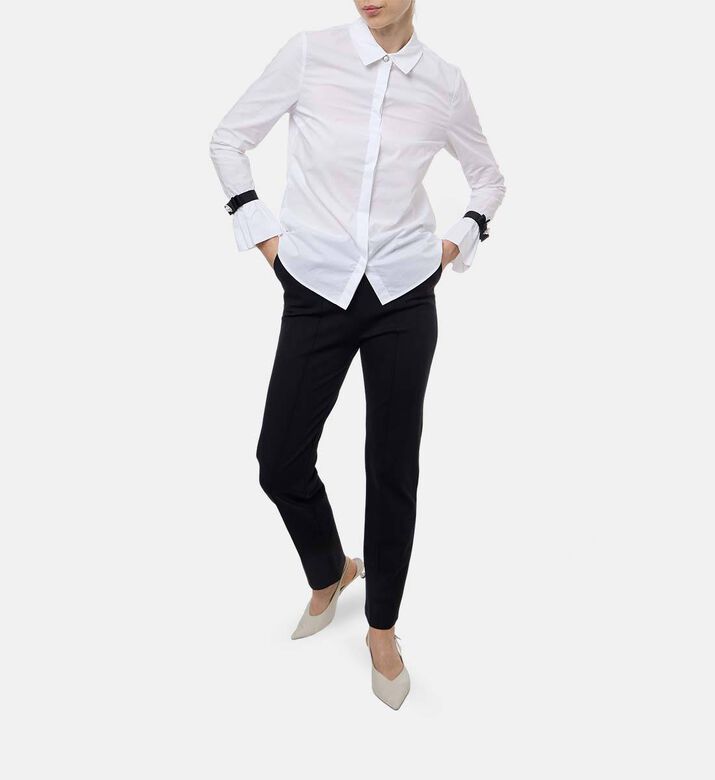 Weill Ruffle Long-sleeve Regular-fit Shirt, Model View Weill Ruffle Long-sleeve Regular-fit Shirt, Model View