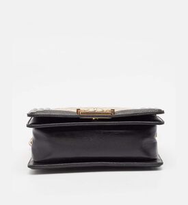 Chanel Leather Sequins Tile Brasserie Mosaic Small Boy Bag Preowned Chanel Leather Sequins Tile Brasserie Mosaic Small Boy Bag Preowned