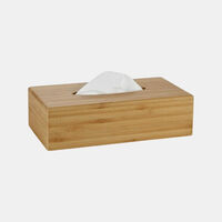 Bamboo Wood Tissue Box