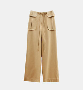 Sonia Wool Cargo Wide Leg Pants