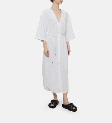 Amneris Striped Shirt Dress