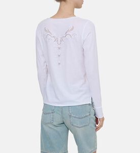 بلوزة بياقة تونسية طويلة الأكمام