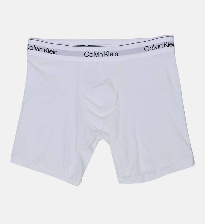Calvin Klein Casual Logo-print 3-pack Boxers, White, Xxl, Packshot View