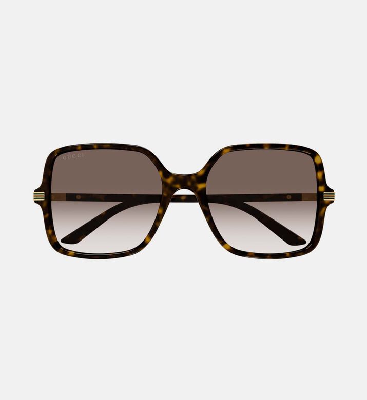Tortoiseshell Square Sunglasses 55