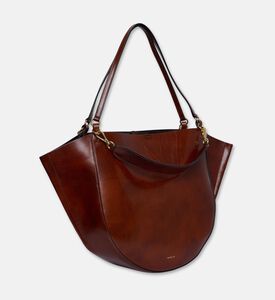 Wandler Hortensia Palissander Glaze Tote Bag, Brown, Packshot View