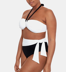 Tie Back Bandeau Bikini Set