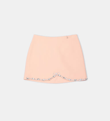 Crystal Embroidered Skirt