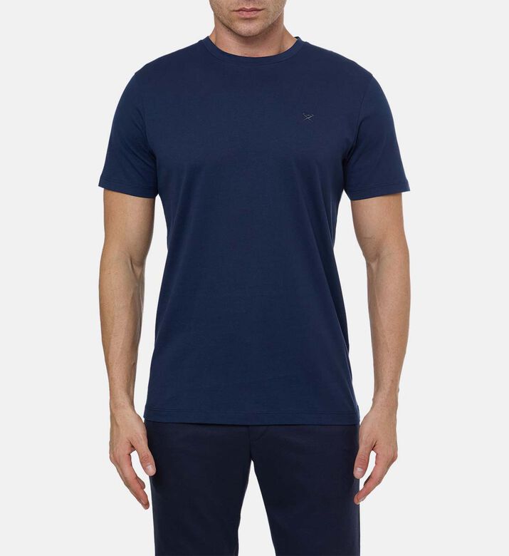 Hackett London Ts Ss, Blue, M, Model View