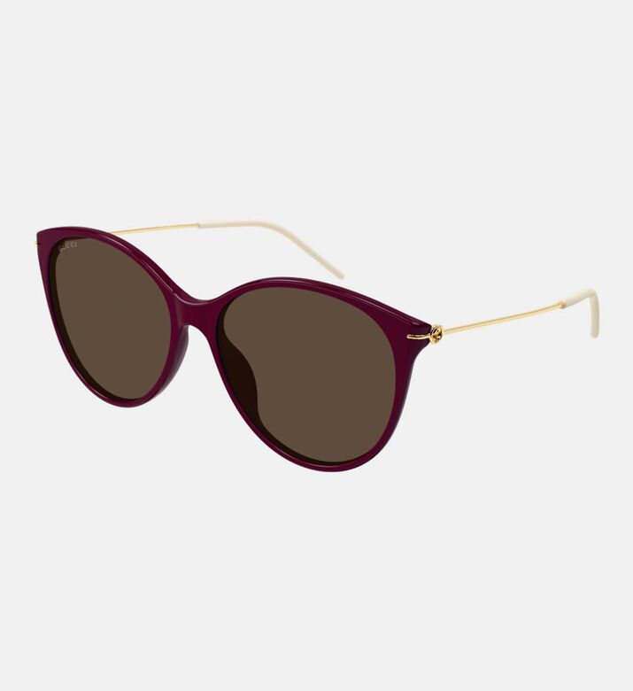 Acetate Cat-eye Frame Sunglasses 58