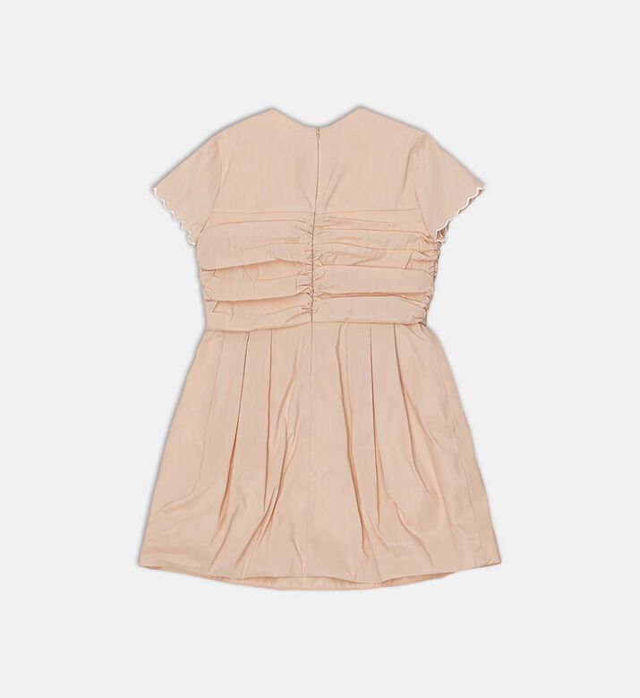 La Mia Bambina Macro Ruched Bodice Bow Dress, Packshot View