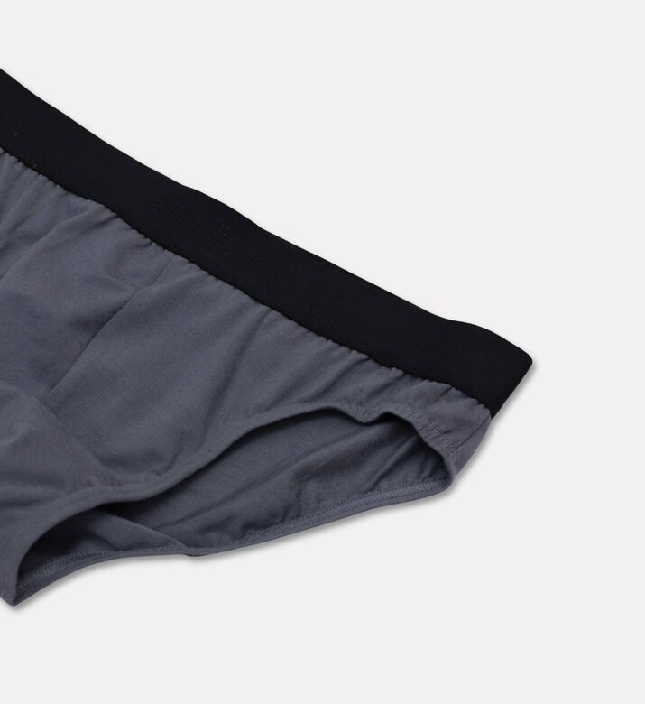 Zimmerli Of Switzerland Elastic Logo-waist Low Rise Brief, Blue, Xl, Packshot View