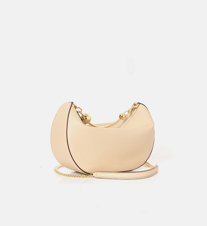 Strathberry Crescent Moon-shape Bag, Beige, Packshot View