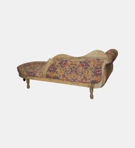Home Deco and More Antoinette Chenille Digital Printed Chaise, Packshot View