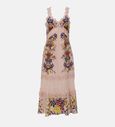 Beauty Bouquet Sleeveless Maxi Dress