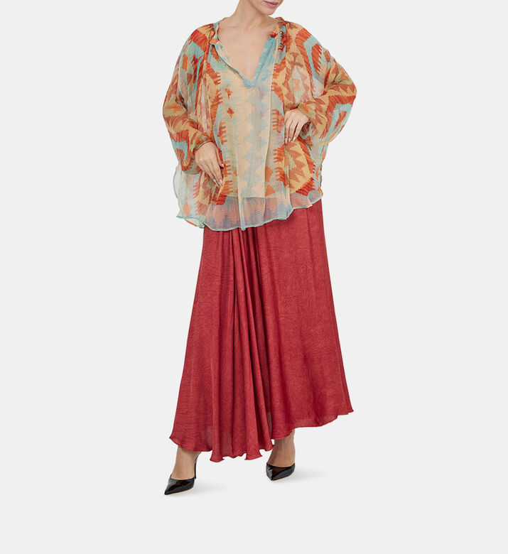 Tubane Chiffon Printed Blouse