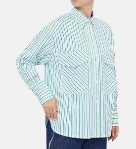 Patch-pocket Striped Cotton Shirt