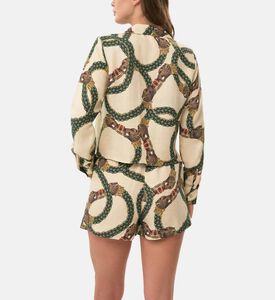 قميص سيلين ميستيك بصف أزرار